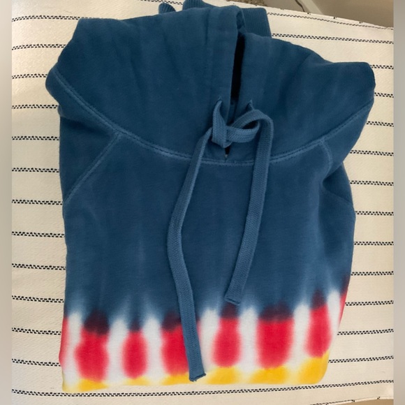 SPIRITUAL GANGSTER Tie-Dye Raglan Hoodie Sweatshirt - Picture 7 of 14